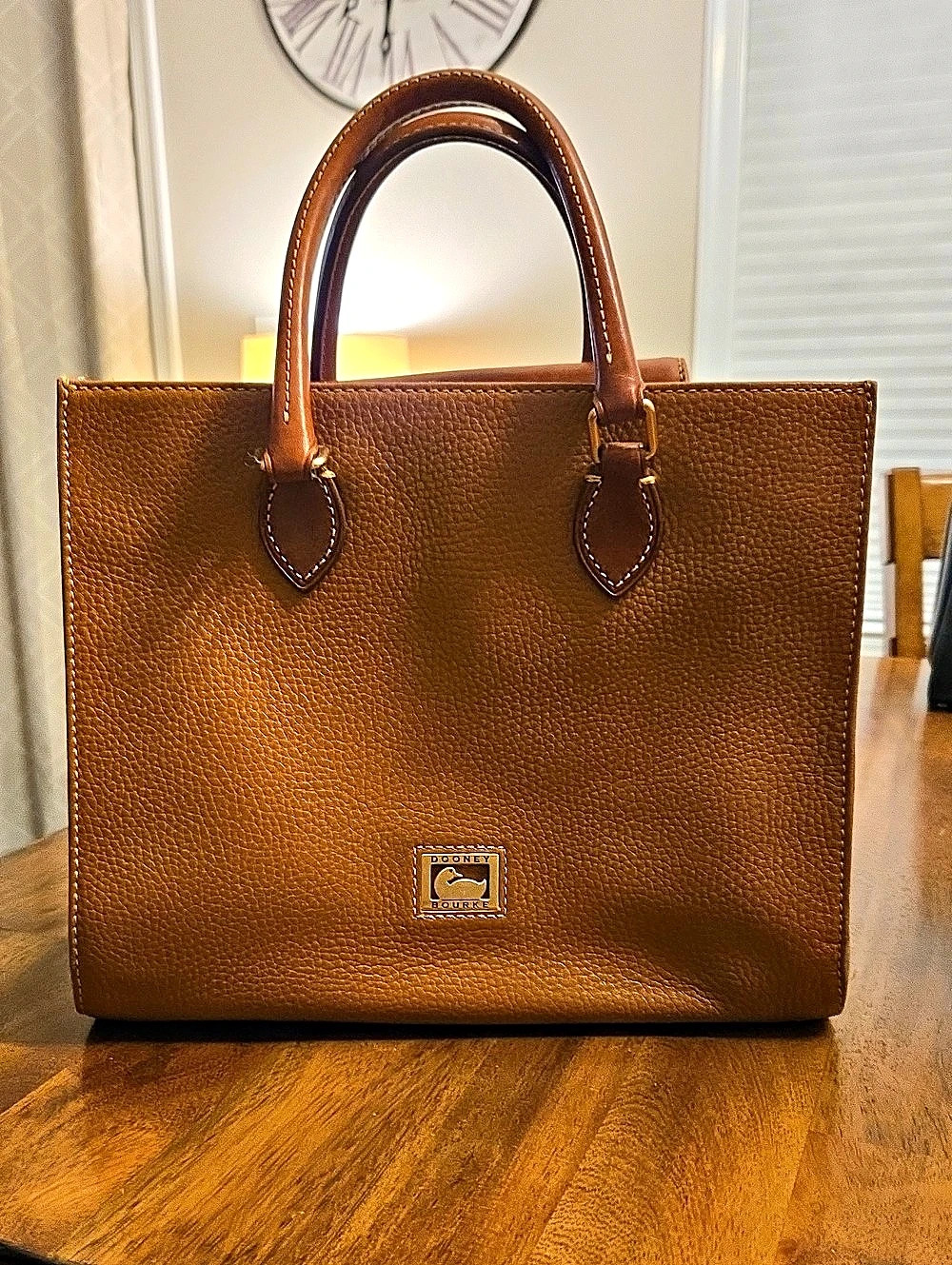 Dooney & Bourke Pebble Grain Tammy Tote Brown